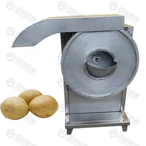 Full automatic electric fresh potato chips cutting machine