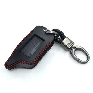 Satrline-funda protectora <span class=keywords><strong>de</strong></span> cuero para llaves <span class=keywords><strong>de</strong></span> modelos extranjeros, Funda <span class=keywords><strong>de</strong></span> cuero antirrobo para llaves - Product Image 4