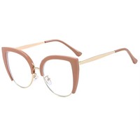 Nouvelles Lunettes Anti-Lumière Bleue Oeil de Chat 2026 de Haute Qualité, Montures Tendance Vintage avec Logo Personnalisé, Lunettes de Luxe Diamantées pour Femmes et Hommes