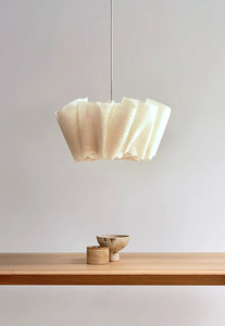 Lampe suspendue en fer et tissu de style crème nordique japonais, style <span class=keywords><strong>zen</strong></span> vintage, pour bureau, chambre, salon, salle de thé, éclairage d'hôtel familial - Product Image 6