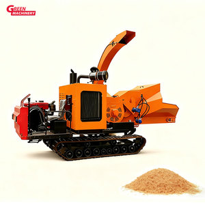 Trituradora de Madera Móvil China Engine Wood Crusher New Forest Green para Huertos, Trituradora de Ramas Grandes, Medianas y Pequeñas, Trituradora de Madera Malasia - Product Image 3