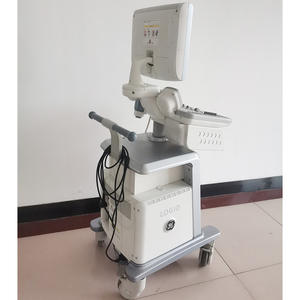 Troli <span class=keywords><strong>Logiq</strong></span> <span class=keywords><strong>P5</strong></span> bekas dengan 3 pemeriksaan <span class=keywords><strong>Ultrasound</strong></span> Doppler untuk tujuan pemantauan diagnostik dokter hewan - Product Image 4