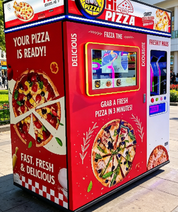 Distributeurs automatiques de pizzas géométriques à vendre : Distributeur de pizzas extérieur discret et entièrement automatique - Product Image 6