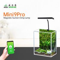 WEEK AQUA RGB+UV Nouveau Mode Spectre Mini 9 Pro Bluetooth Contrôle par Application Lumière LED pour Aquarium d'Eau Douce Aquascaping Plantes