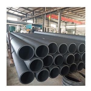 Tuyau de drainage en PE corrugé à double paroi HDPE Sn4 Sn8 Sn16 18 pouces, tuyau de drainage en plastique HDPE - Product Image 5