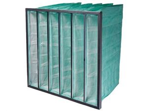 Mới công nghiệp túi lọc hồ sơ khung máy bụi thu túi lọc nhôm/Khung thép mạ kẽm sợi tổng hợp - Product Image 2