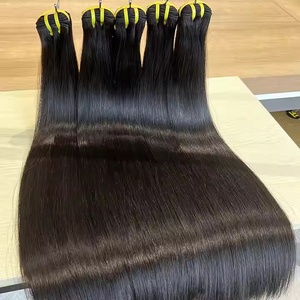 Grossistes de mèches de cheveux indiens bruts, mèches de cheveux vierges à cuticules alignées, extensions de cheveux humains doublement étirées à prix abordable - Product Image 3