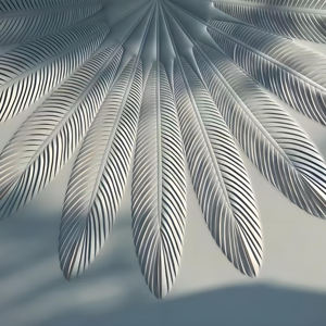 لوحة حائط جلدية منحوتة ثلاثية الأبعاد فاخرة حديثة بتصميم متين ومقاوم للماء - Product Image 4