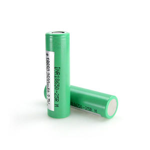 INR18650 3,7 V 25R 2500mAh 20A Batería cilíndrica recargable de iones de litio para electrónica de consumo 2500mAh 20A INR18650 Batería - Product Image 3