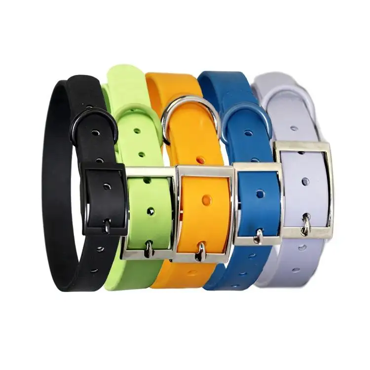 Hot Selling Firm Lovely Cute Comfortable Multi Colors Pet Dog Vegan Leather Training Collar