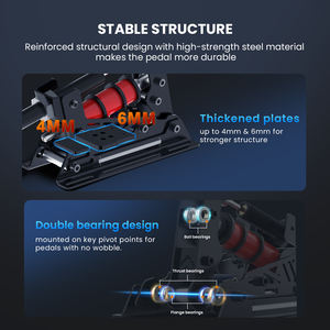 แป้นเหยียบจำลองเกมพีซี SIMSONN รุ่นขายดี P3-H3-be แป้นเหยียบจำลอง F1 พร้อมใบรับรอง CE - Product Image 2