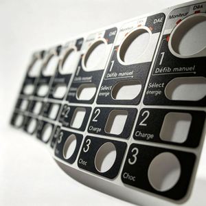 Autocollant graphique personnalisé avec impression en soie sur plastique PET PC, étiquettes anti-rayures, autocollant adhésif, étiquette électronique - Product Image 2