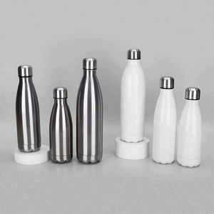 Stainless Steel Vacuum Insulated Water Bottle Minimalist Design Double Wall <b>Thermos</b> For Travel All Sizes Available - Product Image 1