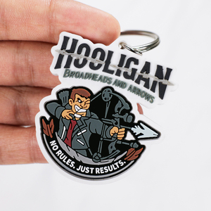 OEM Freedom Style <b>Personalized</b> Logo Pvc Rubber <b>Keychain</b> Custom Cartoon Pattern Debossed Pvc <b>Keychain</b> With Keyring - Product Image 4