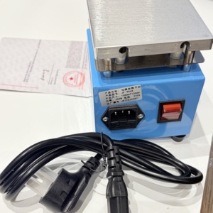 Plateforme chauffante à thermostat numérique réglable pour la fusion de colle à la kératine, base en aluminium - Product Image 5