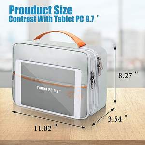 Muestra gratuita: Bolsa grande para cables - Poliéster 600D, base acolchada extraíble y divisores. Bolsa de Transporte para Equipo de DJ Profesional - Product Image 5