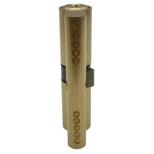 Cylindre de serrure en laiton, style européen, avec 3 clés plates - Product Image 4