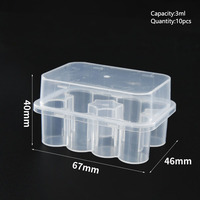 Boîte en plastique stérile pour le stockage de vaccins et de peptides, en gros, 3ml, 5ml, 7ml, 10ml, 12ml, 20ml