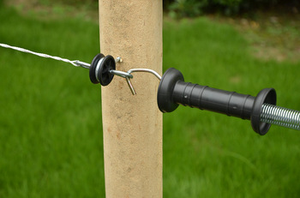 Hàng rào điện hàng rào cửa xử lý kim cương móc và bên ngoài 5m mùa xuân cổng xử lý - Product Image 6