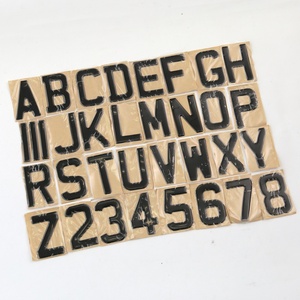 Autocollant en gel 3D en stock, lettres en résine bombée en gel 3D, lettres en gel pour plaque d'<span class=keywords><strong>immatriculation</strong></span> britannique, lettres en gel pour voiture, numéro en gel 3D - Product Image 1