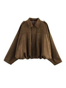 <span class=keywords><strong>Trench</strong></span> Chic Invernale da <span class=keywords><strong>Donna</strong></span>, Giacca a Vento Corta Elegante e Aderente con Cerniera, Maniche Lunghe e Revers - Product Image 3