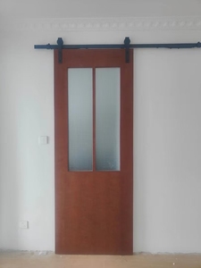 <span class=keywords><strong>Puerta</strong></span> maciza de <span class=keywords><strong>madera</strong></span> de nogal para dormitorio, <span class=keywords><strong>puerta</strong></span> corredera de <span class=keywords><strong>Granero</strong></span> pintada con riel colgante para la sala de estudio del hotel - Product Image 5