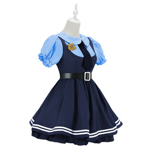 Costume da Judy Personaggio dei Cartoni Animati Coniglietto Unisex per Giornata delle Professioni Costume Scolastico Divertente Zoo Judy Blu Costume Unisex Uniforme da <span class=keywords><strong>Polizia</strong></span> - Product Image 5