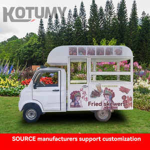 Carrito de Desayuno Multifuncional de Cuatro Ruedas, Carrito Móvil Comercial para Hamburguesas y Café, Versión Personalizada, Camión de Comida - Product Image 4