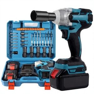 Clé à chocs électrique sans fil 600 N.m, clé électrique sans fil 1/2 pouce pour batterie <span class=keywords><strong>Makita</strong></span> <span class=keywords><strong>18V</strong></span>, tournevis électrique, outil électrique - Product Image 3
