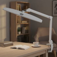 Lámpara de Escritorio LED con Control Táctil, Atenuable, para el Cuidado de los Ojos, Ideal para Oficina en Casa, Taller, Estudio, Lectura, Manualidades, Costura y Trabajo con Computadora