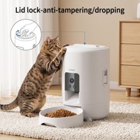 Distributeur automatique de nourriture pour animaux de compagnie 2L Wifi, double alimentation, pour chat et chien, vente en gros, dropshipping FBA