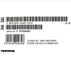 6ES7870-1AA01-0YA1/Sie M CP341เข้ารหัสฮาร์ดแวร์สุนัข/6ES7870-1AB01-0YA0 - Product Image 1