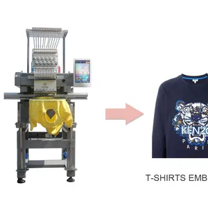 Machine de broderie portative, appareil pour broder les logos, t-shirts et t-shirts