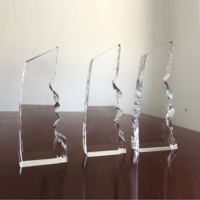 Trophée Flamme en Cristal Bleu K9, Fabrication Professionnelle en Usine, Nouveauté 2024, Récompenses en Cristal 2026
