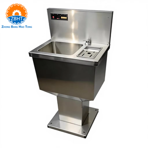 Évier de lavage des mains en acier inoxydable ZBHT avec stérilisateur de couteaux et autres outils <span class=keywords><strong>pour</strong></span> ligne d'abattage et usine de transformation de viande - Product Image 1