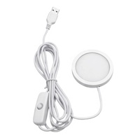 Lumière LED pour armoire à brancher sur USB 5V, blanc chaud, lumière LED USB 5V, kit LED pour imprimante 3D, décoration DIY pour la pièce