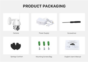 Bán Chạy Nhất <span class=keywords><strong>Camera</strong></span> Wifi IP An Ninh PTZ Theo Dõi Chuyển Động Đám Mây Ngoài Trời Vòm Full HD 1080P Ứng Dụng YCC365 - Product Image 6