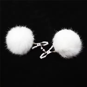 1Pair Steel Breast <b>Clip</b> Shaking Stimulate Sexy Papilla <b>Clip</b> Female Breast <b>Clips</b> Feather Breast <b>Nipple</b> Clamps Exotic Accessories - Product Image 6