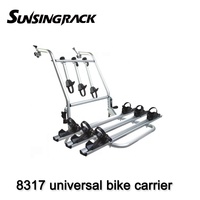 Porte-bagages de toit de voiture SUV en acier allié d'aluminium durable Porte-vélo universel monté sur le toit Accessoires de ramassage de bagages de voyage 4x4