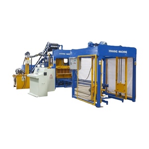 Block Concrete QT4-15 Production Line Interlocking Brick Machine Hollow Block Concrete Block Machine Lowest Price In Bangladesh