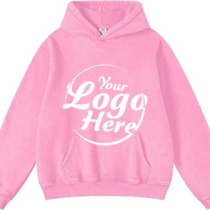 <b>Men</b> Oversized Hoodie Acid Wash Vintage Sweatshirt Heavyweight Terry Cotton Streetwear Trendy Winter Breathable - Product Image 1