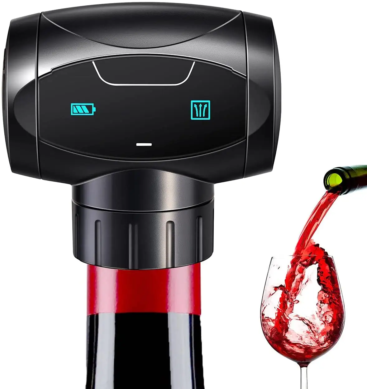 Wine automatic vacuum pump electric plug