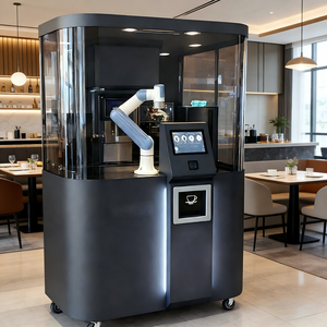 Un robot à café collaboratif à six axes, une station à café intelligente permettant de préparer des expressos, des lattes et des cappuccinos dans un restaurant. - Product Image 3