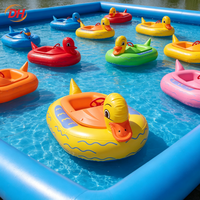 AquaBumperBoatWholesale : Anneau flottant anti-collision étanche à faible risque de défaillance pour jeux aquatiques interactifs en famille en station balnéaire