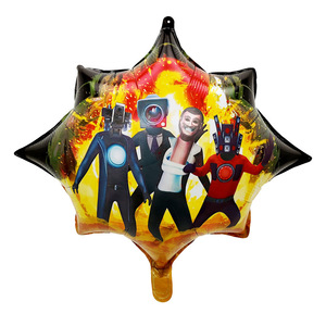 <span class=keywords><strong>Skibidi</strong></span> Ecológico Globo de papel de aluminio Hombre Vigilancia Hombre vs. Arreglo de decoración de globos para Navidad Año Nuevo - Product Image 4
