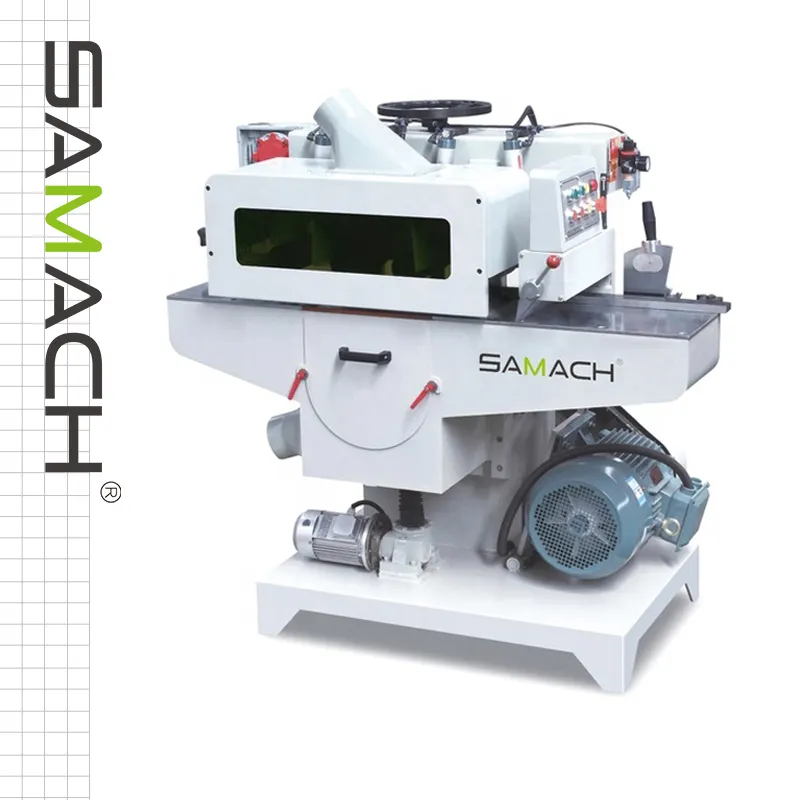 SAMACH High Quality Automatic Bottom Shaft Multi-Rip Saw Wood Cutting Saw