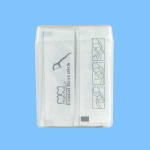 ขายส่ง Eco ย่อยสลายได้ Oral พลาสติก B ทันตกรรม Floss Picks ห่อไม้จิ้มฟัน - Product Image 5