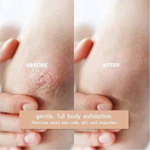 Gants exfoliants en chanvre et jute naturels avec logo personnalisé, écologiques, pour le bain, gommage corporel en profondeur, gants exfoliants pour la douche - Product Image 5