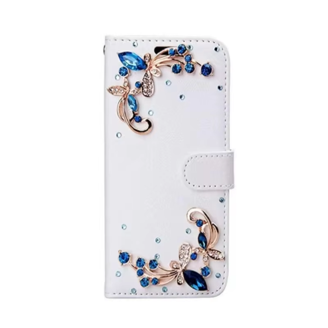 Luxury Sparkle Diamond Handmade Series PU Leather Cover for Infinix Smart 4 5 6 7 9 10 Plus HD Mobile Phone Case