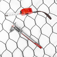 Grilles de protection rectangulaires en treillis métallique galvanisé et thermolaqué, fabriquées en usine, pour cages à pierres, résistantes aux rongeurs, vente chaude